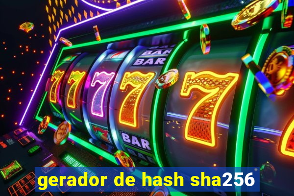 gerador de hash sha256